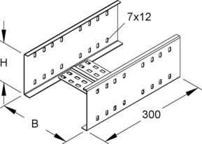 Niedax Stoßstellenverbinder 3-teilig, 111x600mm RVV 110.600