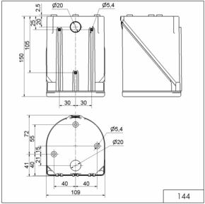 Werma Mehrtonsirene BWM 32 Töne 115VAC BK/GY 144.000.67