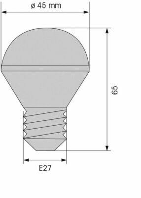 Werma LED-Lampe E27 115VAC GN 956.220.67