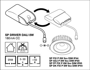 Ledvance DALI-Treiber 8W SP DRIVER DALI 8W