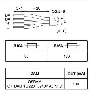 Ledvance DALI-Treiber 8W SP DRIVER DALI 8W