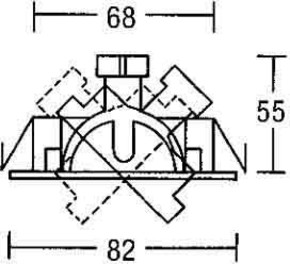 Brumberg Leuchten Einbauleuchte 50W ni-mt 00199615