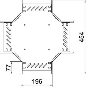 OBO Bettermann Vertr Kreuzung für Kabelrinne 110x200 RK 120 FS