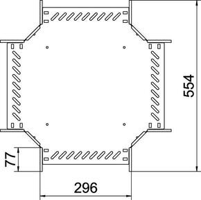 OBO Bettermann Vertr Kreuzung für Kabelrinne 110x300 RK 130 FS