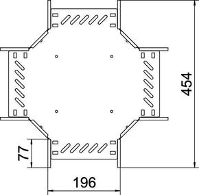 OBO Bettermann Vertr Kreuzung für Kabelrinne 85x200 RK 820 FS