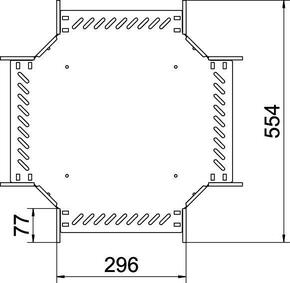 OBO Bettermann Vertr Kreuzung für Kabelrinne 60x300 RK 630 FS
