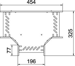 OBO Bettermann Vertr T-Stück für Kabelrinne 110x200 RT 120 FS