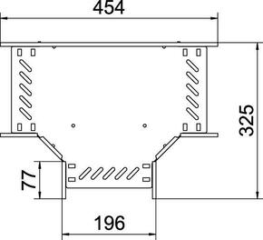 OBO Bettermann Vertr T-Stück für Kabelrinne 60x200 RT 620 FT