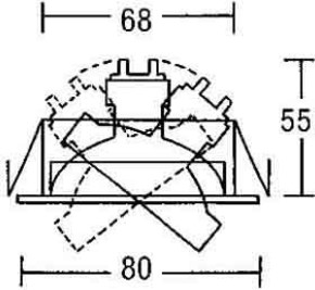 Brumberg Leuchten Einbauleuchte 50W edelstahl 00219122