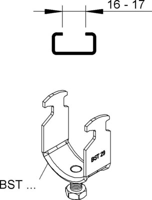 Niedax Bügelschelle BST 16