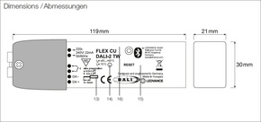 Ledvance DALI-2 Steuergerät FLEX CU DALI-2 TW