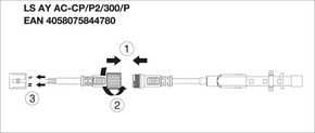 Ledvance LED-Stripes-Verbinder LS AY AC-CP/P2/300/P