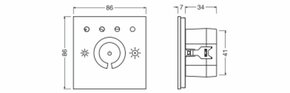 Ledvance Manuelles Steuergerät MCU TOUCH DALI-2