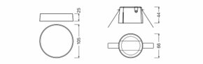 Ledvance Präsenz-u.Tageslichtsensor DALI-2 SENSOR CM KIT