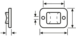 HellermannTyton Befestigungssockel TY3G1S-N66-NA