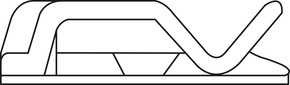 HellermannTyton Befestigungssockel TY8H1S-PA66-NA-C1