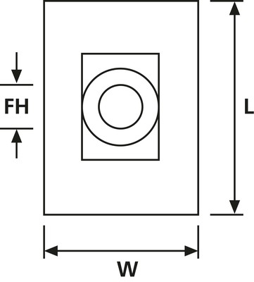 HellermannTyton Befestigungssockel LKC-N66-NA