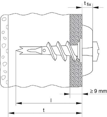 Fischer Deutschl. Gipskartondübel Metall GKMS 12