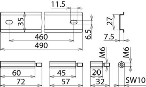 DEHN Montageset DEHNpatch f. 24 ÜS-Ableiter MS DPA