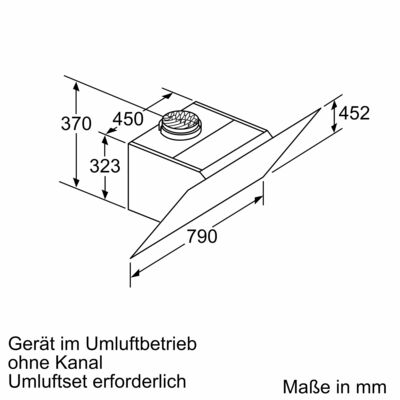 Siemens MDA Wandesse Schrägdesign iQ300 LC87KHM60