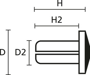 HellermannTyton Spreizniet TY3P1-N66-NA-M1