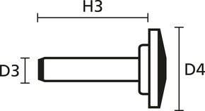 HellermannTyton Spreizniet TY3P1-N66-NA-M1