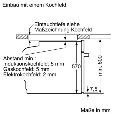 Bosch MDA EB-Backofen Serie6,HomeConnect HRG5785S6