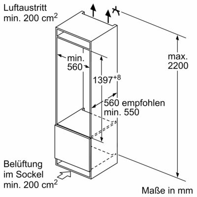 Bosch MDA EB-Kühlgerät Serie8 KIF51AFE0