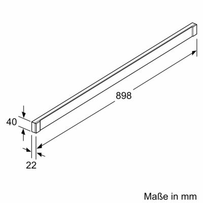 Constructa-Neff Design-Griffleiste Z54TH90D1