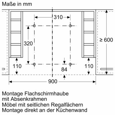 Constructa-Neff Absenkrahmen Z54TL90X1