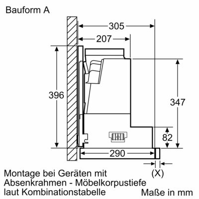 Constructa-Neff Absenkrahmen Z54TL90X1