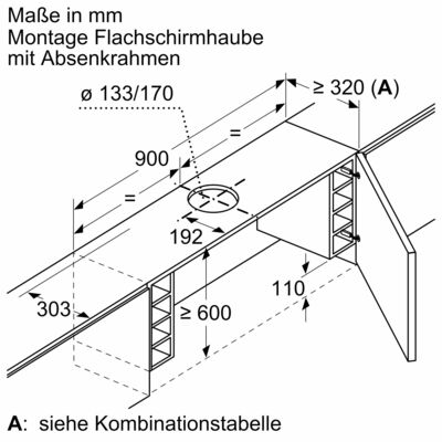 Constructa-Neff Absenkrahmen Z54TL90X1