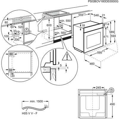 Electrolux AEG MDA EB-Herdset CARAT EEB331010M+IEB64030X KOMBI3024I