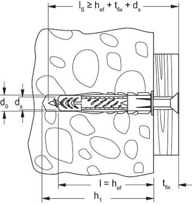 Fischer Deutschl. Universaldübel UX 6 R