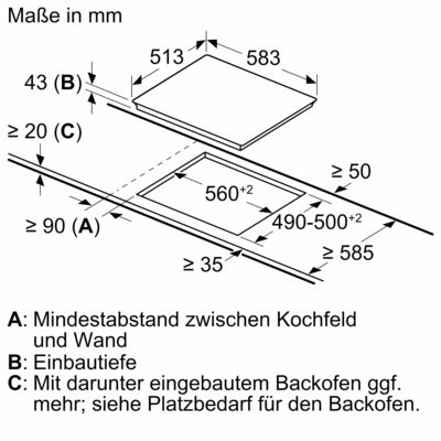 Bosch MDA EB-Kochfeld Serie4 NKN64RGA2E