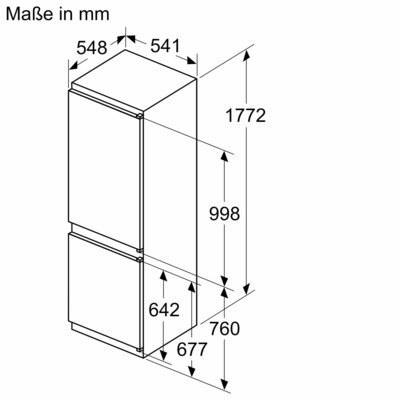 Constructa-Neff EB-Kühl/Gefrierkombi FreshSafe KI5862SE0S