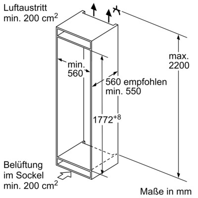 Constructa-Neff EB-Kühl/Gefrierkombi FreshSafe KI5862SE0S