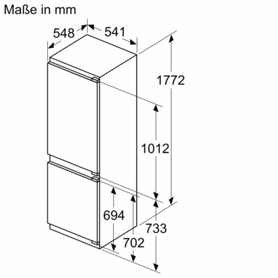 Constructa-Neff EB-Kühl/Gefrierkombi FreshSafe KI7862FE0