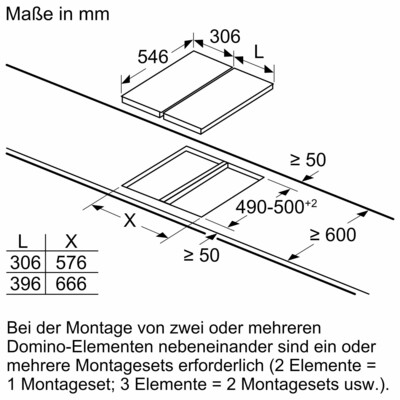 Constructa-Neff EB-Autark-Kochfeld TL13FK1T8