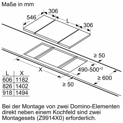 Constructa-Neff EB-Autark-Kochfeld TL13FK1T8