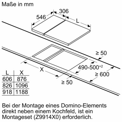 Constructa-Neff EB-Autark-Kochfeld TL13FK1T8