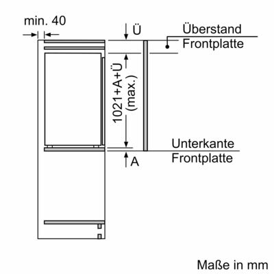 Siemens MDA EB-Kühlgerät-Set KI31RVFE0+KS10Z010 KBG31RVFE0