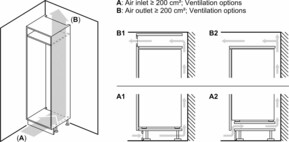 Constructa-Neff EB-Kühlgerät 136l,FreshSafe KI1212FE0