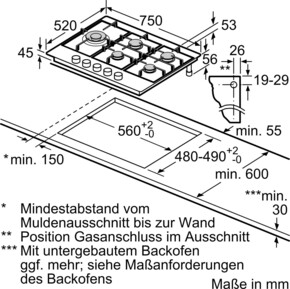 Constructa-Neff EB-Gas-Kochfeld FlameSelect(R) T27DS79N0