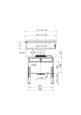 Oranier EB-Autark-Kochfeld Indukt. 91cm KFL 2092 SL