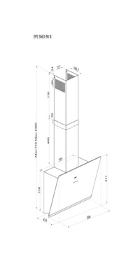 Amica Kaminhaube Clearity,60cm KHF 665 630 S