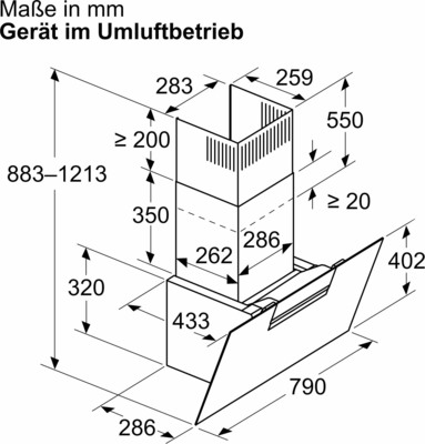 Bosch MDA Wandesse Schrägdesign Serie4,HomeConnect DWK87FN60