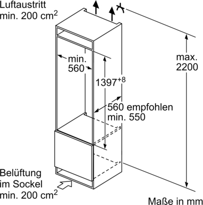 Bosch MDA EB-Kühlgerät Serie6 KIR51AFE0