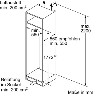 Bosch MDA EB-Kühlgerät Serie6 KIR81ADD0