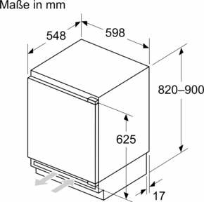 Bosch MDA UB-Kühlgerät Serie6 KUR21ADE0